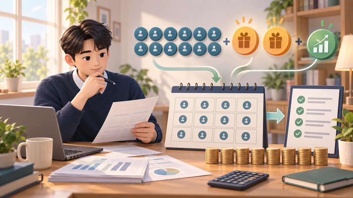 월급과 계절 상여금 및 성과급을 연간 기준으로 평균 내는 개인회생 신청인