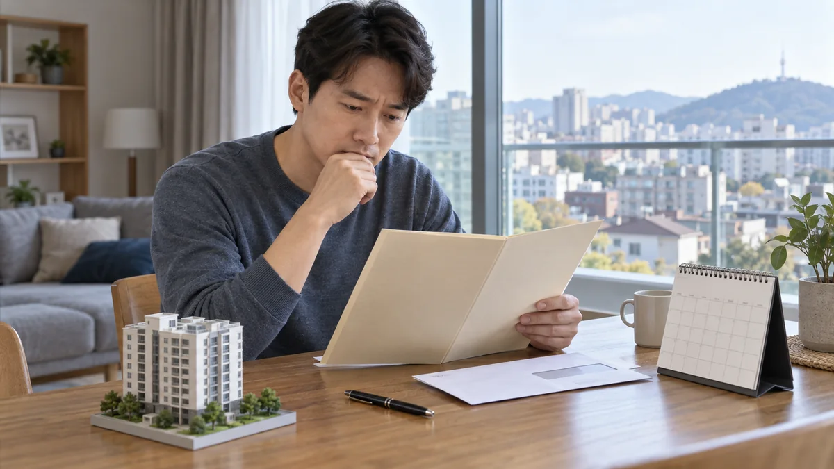 개인회생 신청과 진행 중인 집 경매의 서류와 일정을 확인하는 신청자