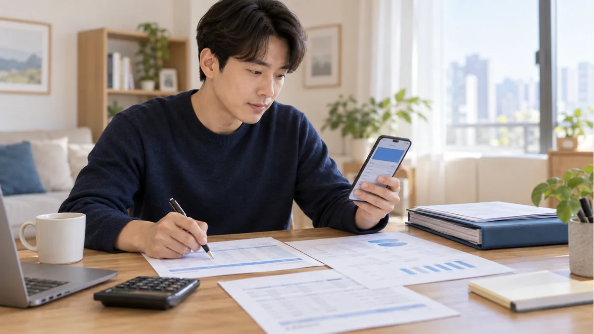 마이너스통장의 실제 사용잔액과 부채확인서를 개인회생 채권자목록에 대조하는 신청자