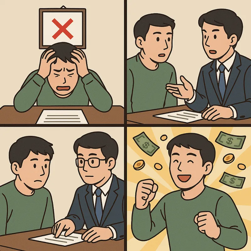 개인회색 기각 후 대처 방법